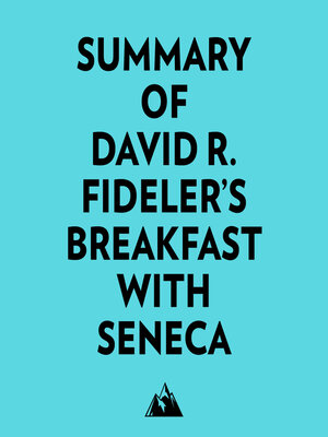 cover image of Summary of David R. Fideler's Breakfast with Seneca